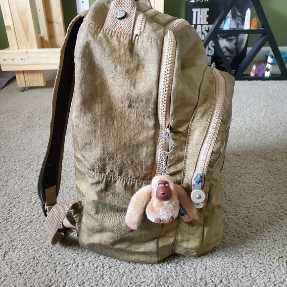 Kipling Tan Colored Bookbag - Picture 3 of 7